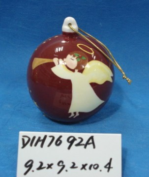 Ceramic Angel Bauble for Christmas Tree Decoration