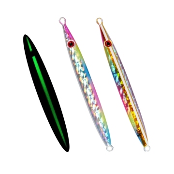 Deepsea Solw Pitch Luminous Fast Sinking Jigging Metal Jigbaits (80g-200g)