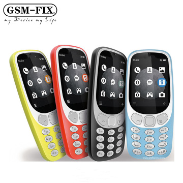 Original 3G GSM Unlock Nokia 3310 Classic - Dual-core Single Sim Phone 2.4 inches