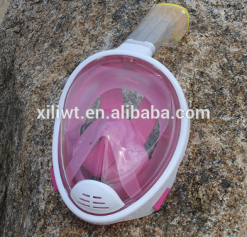 pink color swim mask