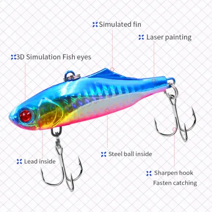 OEM 7.5cm 23g Vibrating Fish Lure for Export