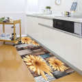 Household three-layer composite floor mat
