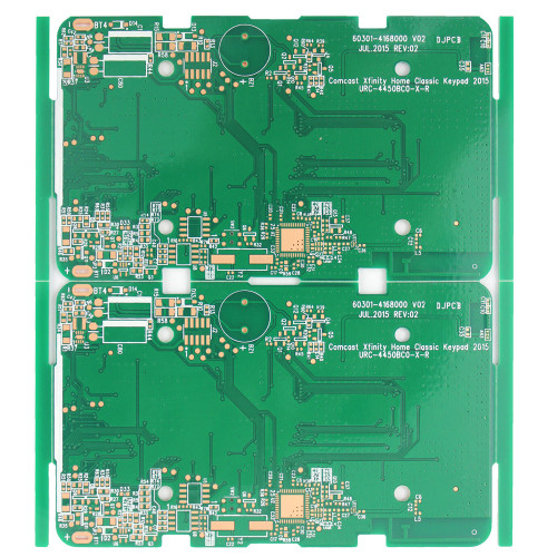 Carbon ink pressing keyboard circuit board
