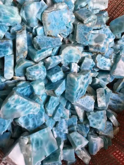 TOP QUALITY NICE NATURAL LARIMAR ROUGH FOR SALE WHOLESALE