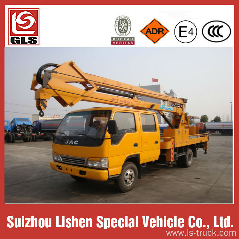 12M Bucket Truck Mounted Man Lift Truck