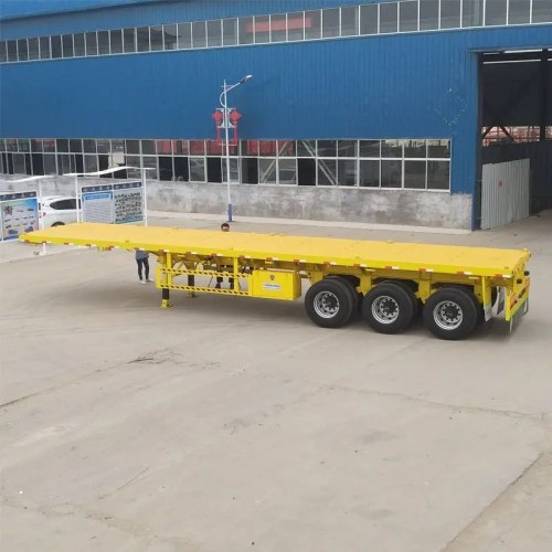 3 Axle 45 Foot Flatbed Trailer