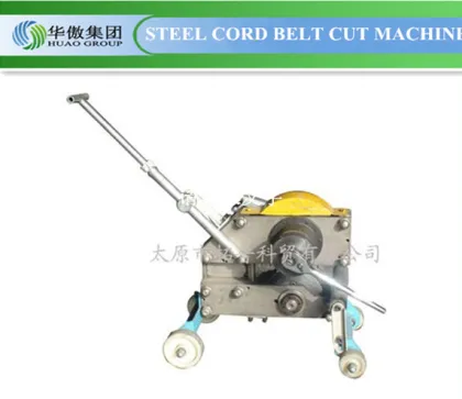 rubber belt cut machine, steelcord belt cut machine