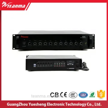 PA System 10 channels pro audio preamplifier with Alarm Input and microphone for sale