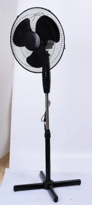Black Pedestal Oscillating Standing Cooling Fan