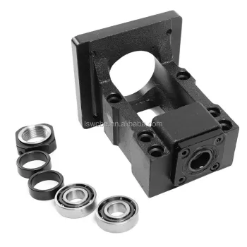 Wholesale Black Cast Iron Ball Screw Integrated Seat C5 C7 HM12 HM15 HM20 HM25 HM30 Series