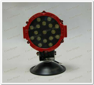 Super bright 51W 5 inches led mobile work light high power