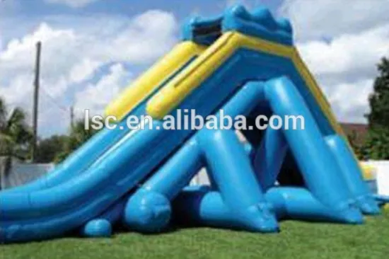 jumping inflatable pool slide