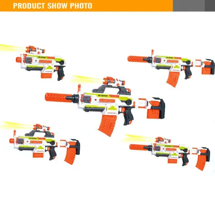 BO soft bullet gun assemble plastic toy gun