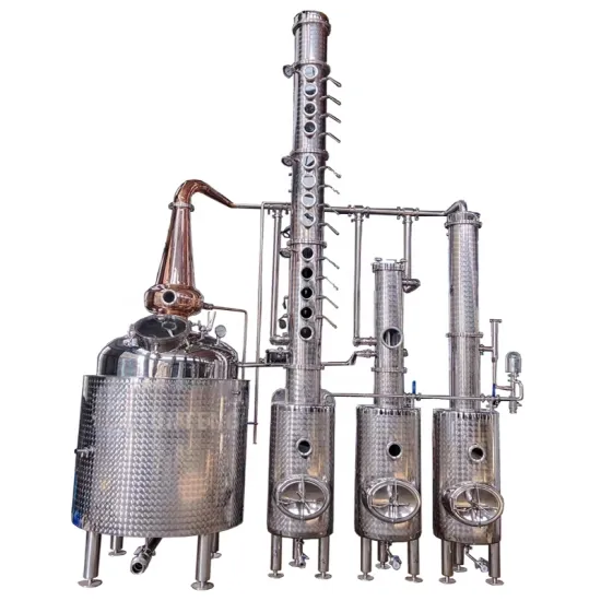 500-5000L Stainless Steel Column Electric Alcohol Distillation Machine for Commercial Whiskey and Spirit Production