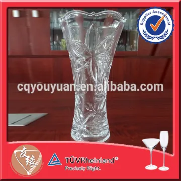 Hot Sale Cheap Square Vase 800ML Recycled Glass Vase