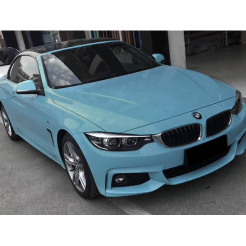 Super Glossy Blue Car Wrap винил