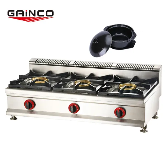 Top Selling 3 Burner Pakistan-Style Stainless Steel Gas Stove: Latest Model
