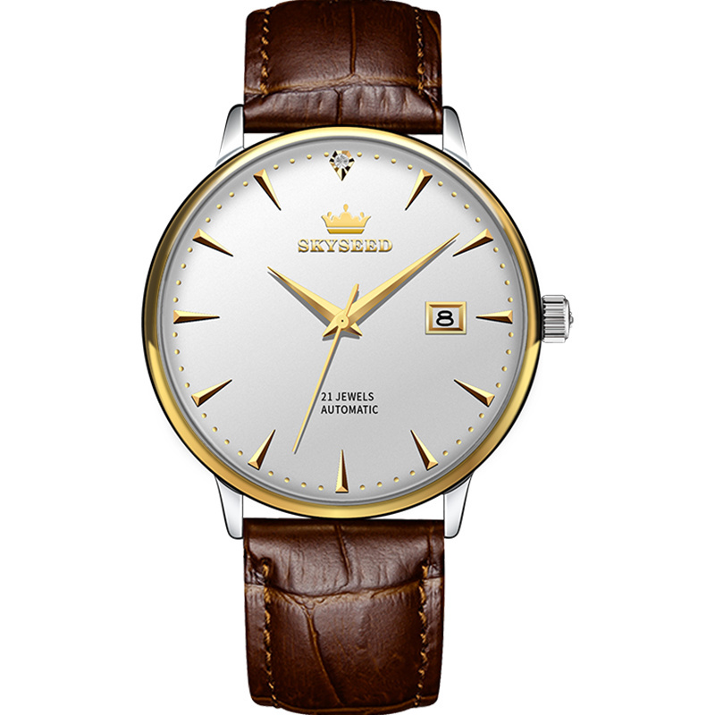 SKYSEED [Upgraded Gold Movement] Diamond Watch Through