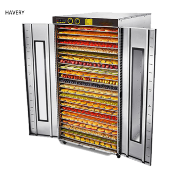 Kommerzieller Lebensmitteltrockner: 24 Tabletts Einzonen -Obst Gemüse Dehydrator