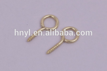 pigtail eye bolts Top Quality close eye screw hooks Galv/Black/Bp finish,hanging hook SCREW EYE