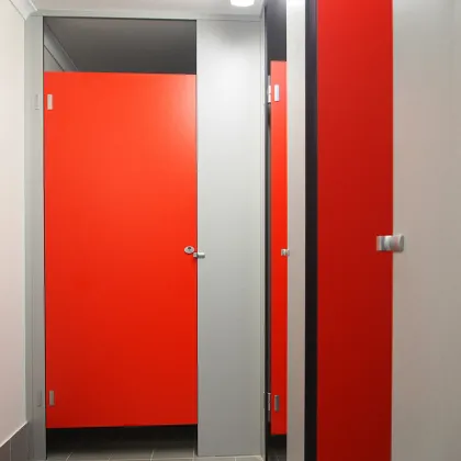 hpl toilet partition wilsonart high pressure laminate glossy solid core panel manufacturer