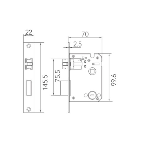 SUS201 Buffer Lock Body