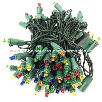 LED Christmas Tree Lights with 50,000-hour Lifespan, AC 110/240V Power Supply