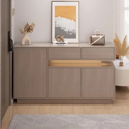 High Living Room Shoe Cabinet Household Door Entrance Cabinet