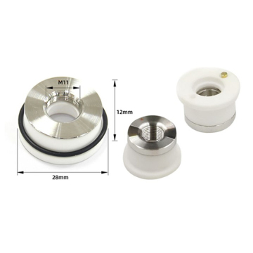 Ceramic Ring Laser Cutting Nozzle Holder for Raytools (D28 D32)