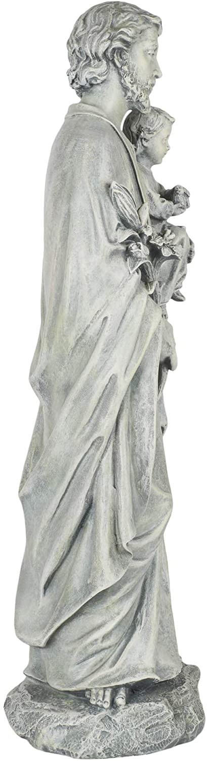 20 인치 수지와 석재 St Joseph Statue