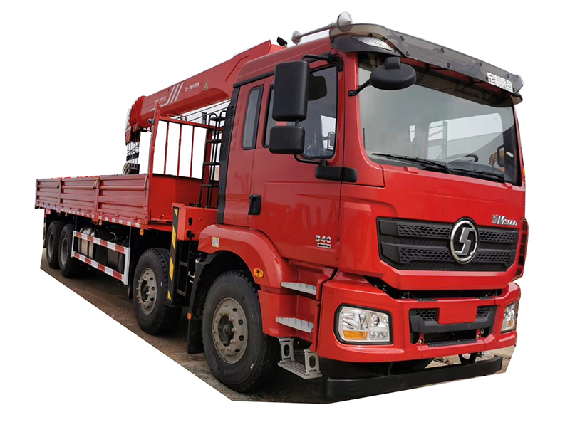 50T diesel cargo truck mounted 12T XCMG crane
