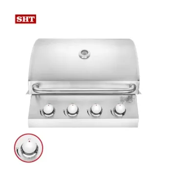 Outdoor Kitchen RV Stainless Steel 4 Burners Outdoor Gas Electric Rotisserie BBQ Grill
