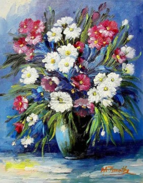 Hand painted painting on canvas color by numbers