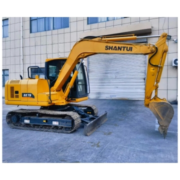 China Shantui SE75 7 ton hydraulische kleine crawler graafmachine met grijperonderdelen te koop