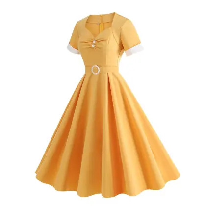 Romantic Puff Sleeve Dress