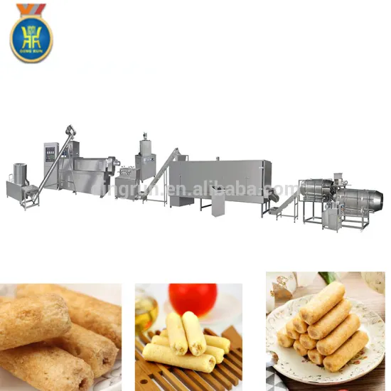 chocolate centre filling corn snacks machine