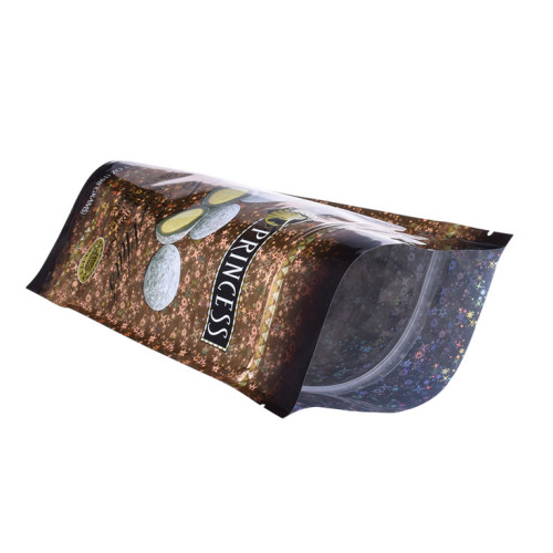 Holographic Zip Bags Retail Transparent Sealed Food Bags