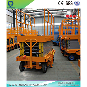 0.5t 12m Trailer Electric Mobile Scissor Lift