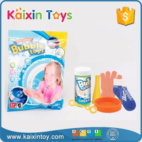 10280763 Non-broken Football Juggle Blow Magic Bubble Toy With Glove