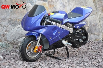 2 stroke 49cc mini moto kids pocket bike with CE