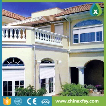 aluminum outdoor rolling electric window shutters exterior