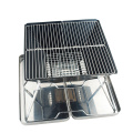 charcoal barbecue folding oven grill stove