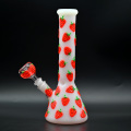 red strawberry Glass Percolator bong