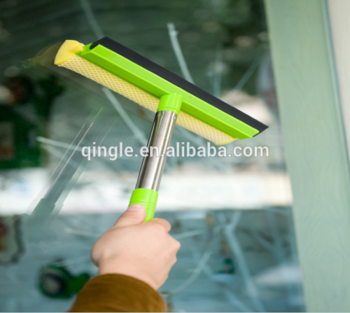 2014 the newest short handle sponge window squeegee,double short handle Stainless steel,easy cleaning window squeegee