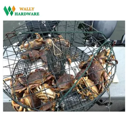 OEM/ODM China Factory Aquaculture Crab Crawfish Trap PVC Coated Welded Wire Mesh