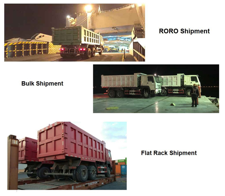 8*4 Dump Trucks Shipping Modes