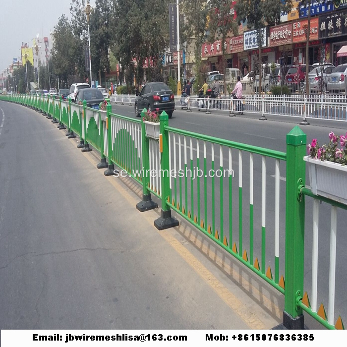 Pulverlackat Traffic Zinc Steel Fence