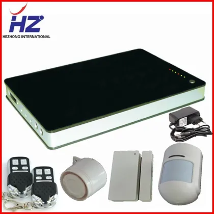 touch screen wireless gsm home alarm system with smoke sensor