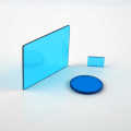 Filter Kaca Optik Biru D50x2mm BG39 untuk Pencitraan