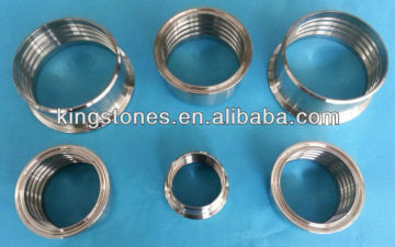 high quanlity low price sanitary stainless steel adaptor